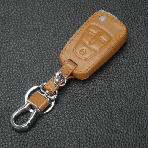 Kutery 3 Buttons Leather Remote Key Case Cover Fob For Vauxhall Opel /Astra H /Corsa D /Vectra C /Zafira Chevrolet