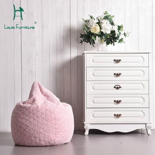 Louis Fashion Bean Bag Sofas Modern Simple Family Northern Europe Creative Plush Love Water Adults