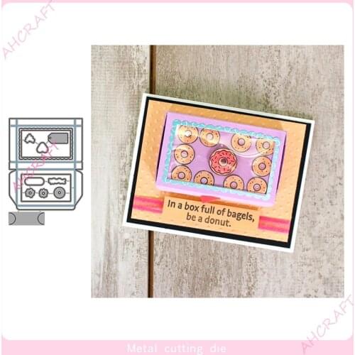 Mini Box Metal Cutting Dies for DIY Scrapbooking Photo Album Decorative Embossing Paper Card Crafts Die 2021