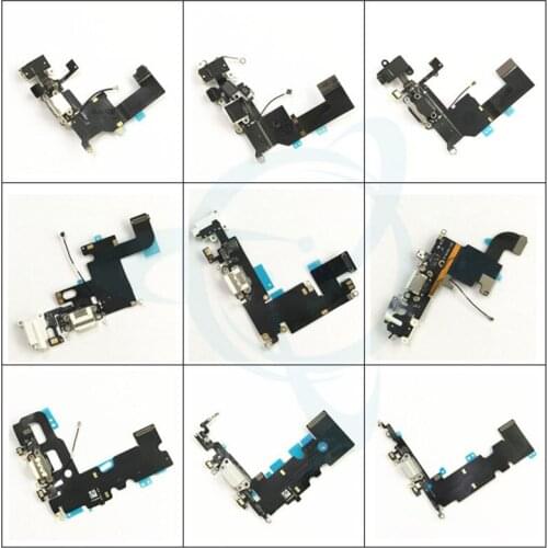 Original Charge Connector for iphone 5 5s 6 6 plus 7 7 plus 8 8 plus Charger Charging Port USB Dock Connector replacement cable