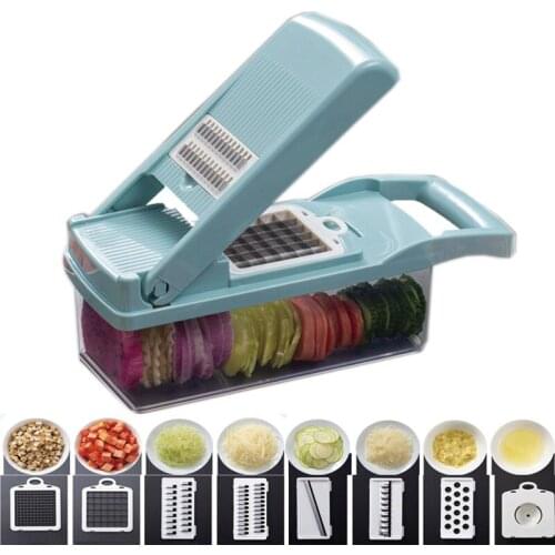 Mandoline Vegetable Cutter Vegetable Slicer Chopper Tomato Potato Peeler Carrot Grater Salad Cutter Bowl Drain Basket Kitchen