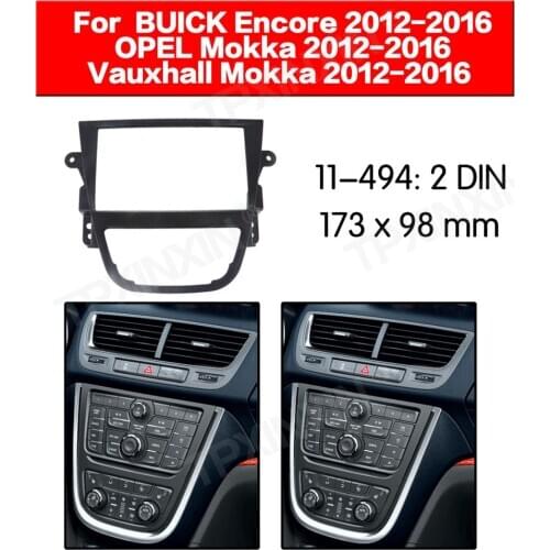 Car radio Frame Panel Auto Radio Stereo Fascia For OPEL MOKKA 2012-2016 Dash Plate Facia Panel Mount Trim Kits Frame Adapter