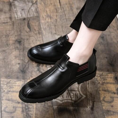 Plus size shoes mens original mens leather casual shoes Oxford Party Wedding Formal Business dress shoes zapatos hombre обувь1