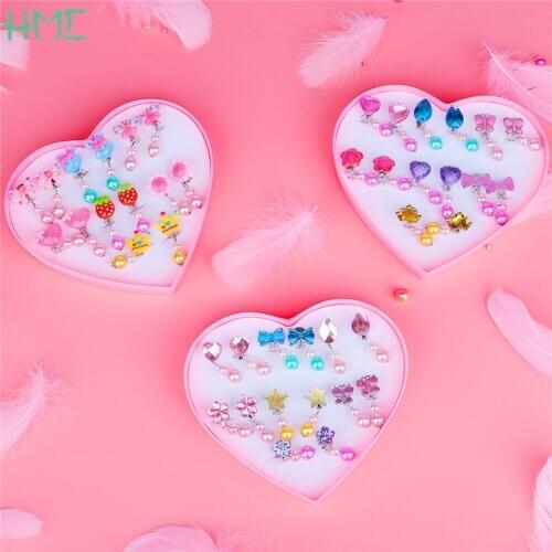 Random Mix 36Pairs/lot Pearl Rhinestone Crystal Cute Flowers Stud Earring Set for Statement Charm Ear Brincos Oorbellen Jewelry