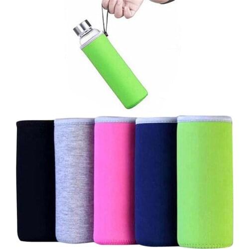 Sport Water Bottle Cover Neoprene Insulator Sleeve Bag Color Thermos Case Pouch Portable Vacuum Cup Set Camping Accessories Cup