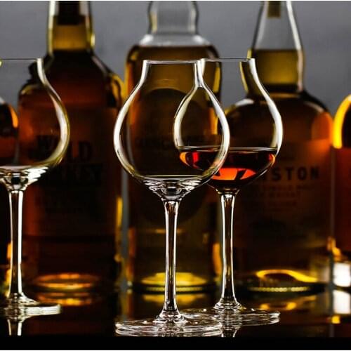 Super Niche Professional Blenders Whiskey Glass For Bartender Wine Taster Crystal Octomore XO Brandy Liqueur Whisky Goblet Cup