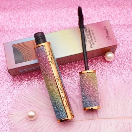 4D Fiber Lashes Mascara Luxury Starry Sky Waterproof Natural Thick Thick Lengthening Lasting All Day Black Eyelash Eyes Makeup