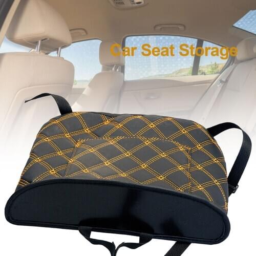 Car Seat Storage Bag Handbag Holder Pocket Pet Barrier Driver Storage Mesh Bag Documents Handbag Storage Pouch