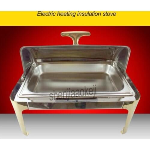 1pc Commercial Buffy furnace Electric heating insulation stove insulation furnace Durable hotel Buffet cooker 220v /110v 500w