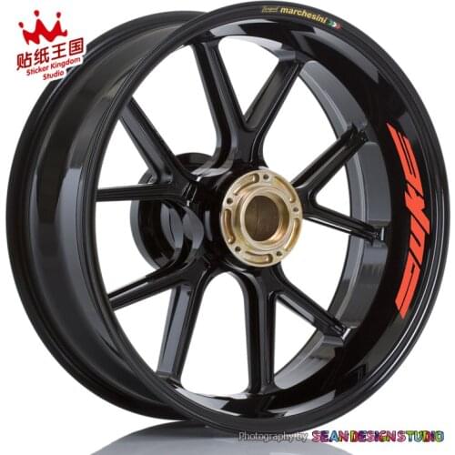 2 Wheels For KTM DUKE 200 250 390 690 790 990 1290 Motorbike Wheel Stickers Reflective Decals Rim Bike Suitable Motorcycle 24