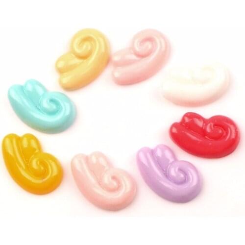 50Pcs Resin Wings 18x11mm Decoration Crafts Kawaii Cute Flatback Cabochon Embellishments For Scrapbooking DIY Accessories