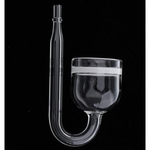 Aquarium Transparent Glass CO2 Diffuser Plants Solenoid Regulator Atomizer