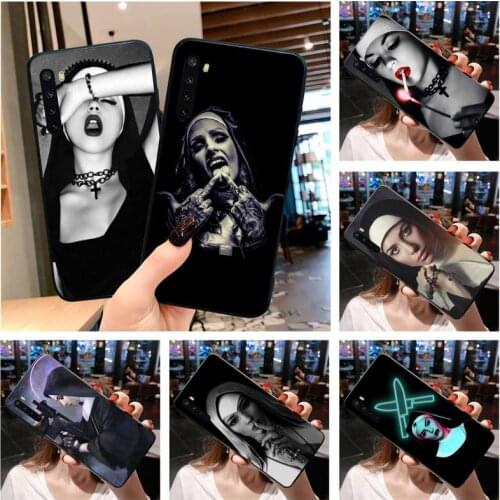 Sister Nun Girl Smoking Phone Case for Xiaomi Mi Note 10 Lite Mi 9T Pro xiaomi 10 10 CC9 Pro