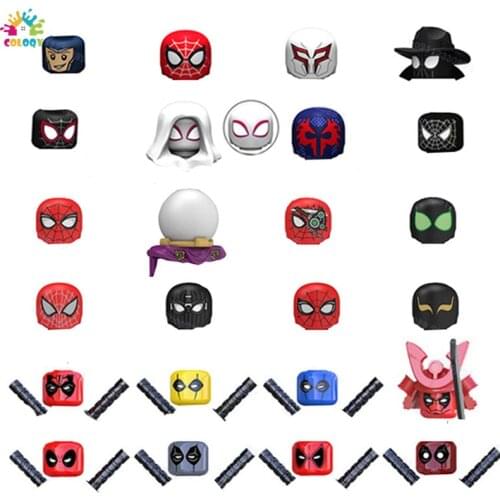 Disney Blocks Marvel Movies Spider Man Building Blocks Deadpool Bricks Mini Action Figures Toys For Children Birthday Gifts
