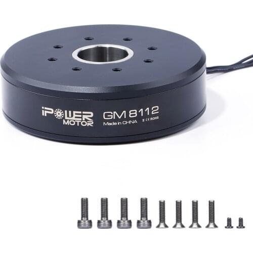 IFlight iPower Motor GM8112 8112 Brushless Gimbal Motor with 22mm Hollow Shaft for Red Epic / Large Cameras
