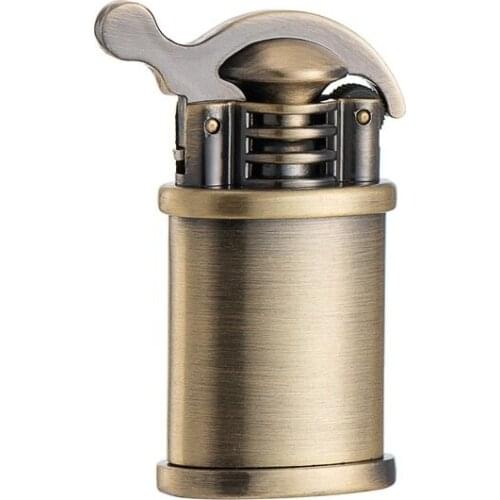 COMPACT MINI Old Kerosene Gasoline Cigarette Lighter Grinding Wheel Open Fire Lighter Outdoor Survival Tool