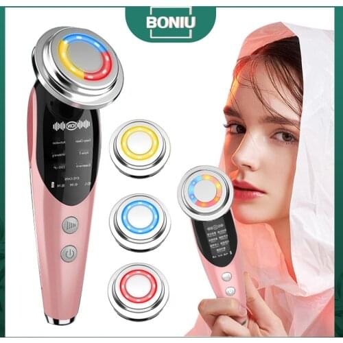 Facial Massager Face Liftting Devices RF Microcurrent Skin Rejuvenation Light Therapy Anti Aging Wrinkle Beauty Apparatus Device