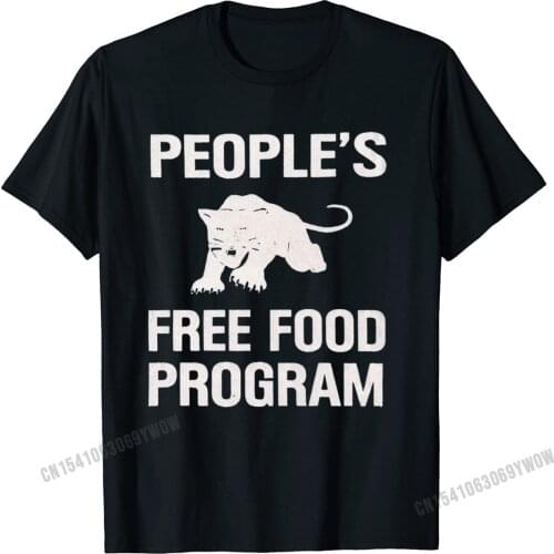 Peoples Free Food Program Vintage Social Consciousness Sweatshirt Men Casual Cotton Mens Tees Funny Coupons Tshirts