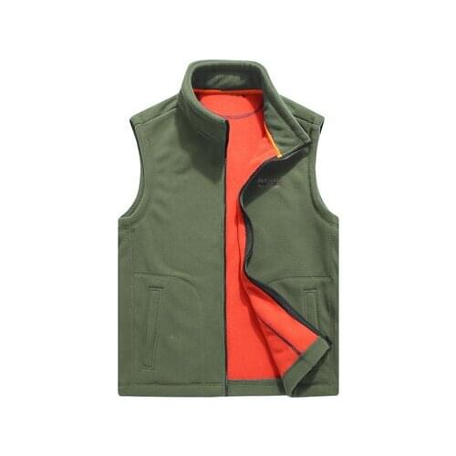Men' Sleeveless Vest Jackets Male Fleece Waistcaot Hiking Camping Fishing Trekking Cycling Climbing Outdoor Vests Coats M-5XL
