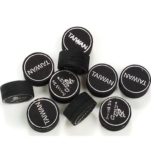 Xmlivet 10pcs/lot New Brand Original Blue Dragon 14mm Billiard Pool cue tips M Black 6 layers pigskin tip Billiard accessories