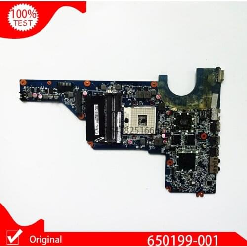 Original For HP Pavilion G4 G6 G7 G4-1000 G6-1000 G7-1000 Laptop motherboard 650199-001 636375-001 DA0R13MB6E1 HM65 HD6470M 1GB