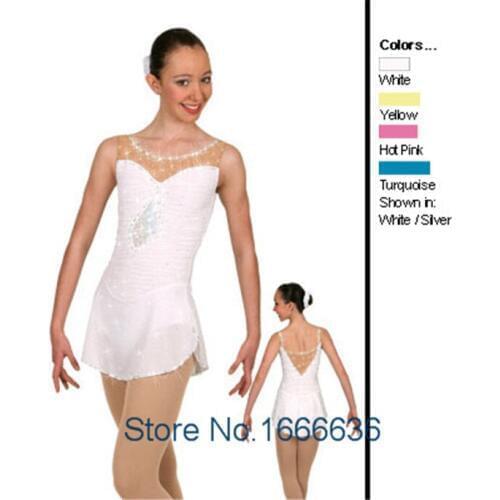 Custom Figure Ice Skating Dresses For Girls With Spandex Graceful New Brand Figure Skating Dress For Competition DR2724