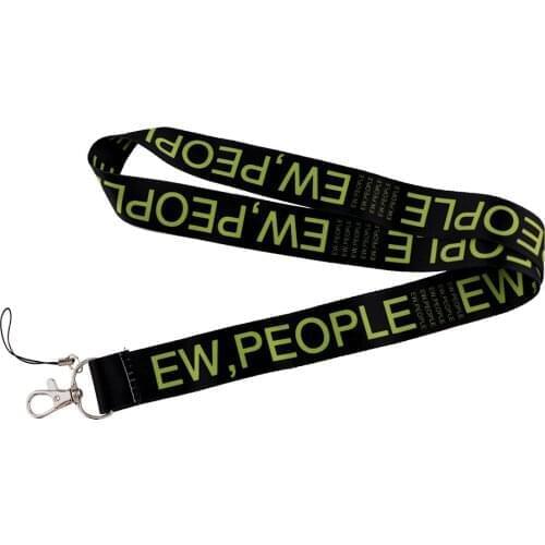 E3482 Ew People Funny Lanyard Phone Lanyard Fashion Strap Neck Lanyards for ID Card Phone Keys Accesorios