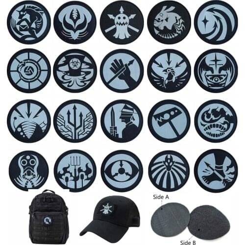 SCP Foundation IR Patch Armband Badge Applique Embellishment EDC Accessory Military Tactical Game Reflective Patches