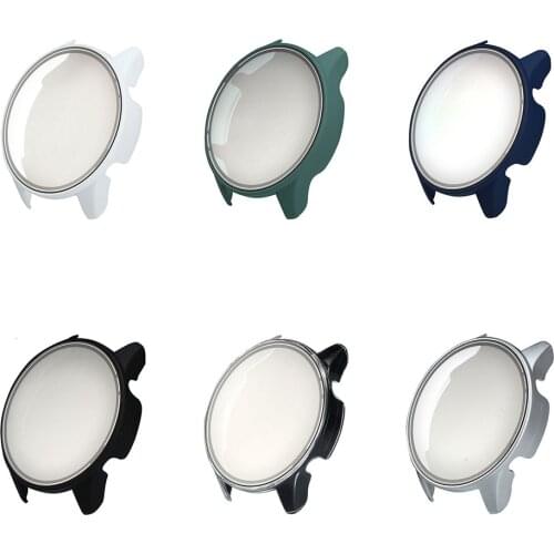 Sport Color Mi Watch Protective Case Hard Hard Frame for Xiaomi Mi Watch Screen Protector Glass Tempered Film Smart Accessories