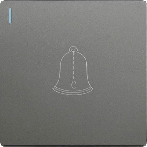 Type 86mm socket Panel Wall Faceplate Keystone Doorbell Switch Wallpad