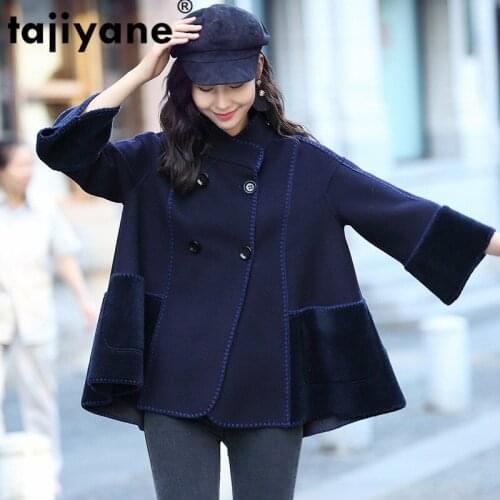 Wool 100% Streetwear Jacket Spring Autumn Coat Women Clothes 2021 Korean Vintage Tops Sheep Shearling Fur Abrigo Mujer ZT3314