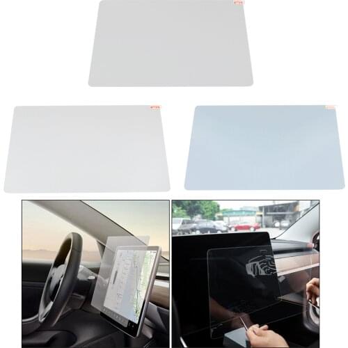 Screen Protector Fit for Tesla Model Y 15" Center Control Navigation Car Tempered Glass Accessories Anti-Glare
