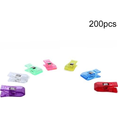 Patchwork Sewing Clip Binding Sewing Small Clamp DIY Crafts Plastic Positioning Patchwork Tool Color Random