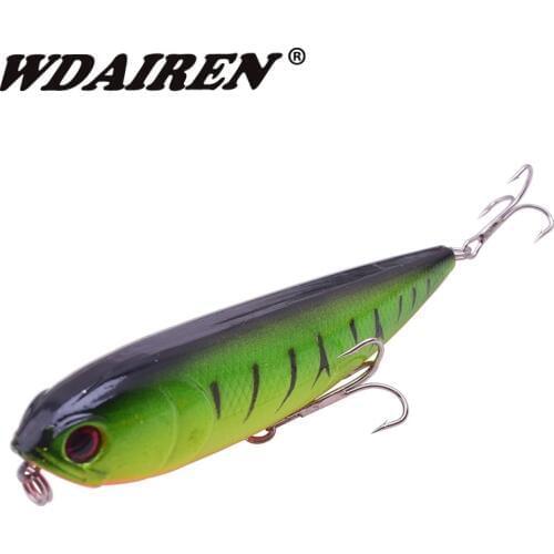 1Pcs Pencil Lure Fishing Bait 115mm 16g Artificial Hard Lures Minnow Baits Floating Topwater Surface Fishing Tackle WD-216