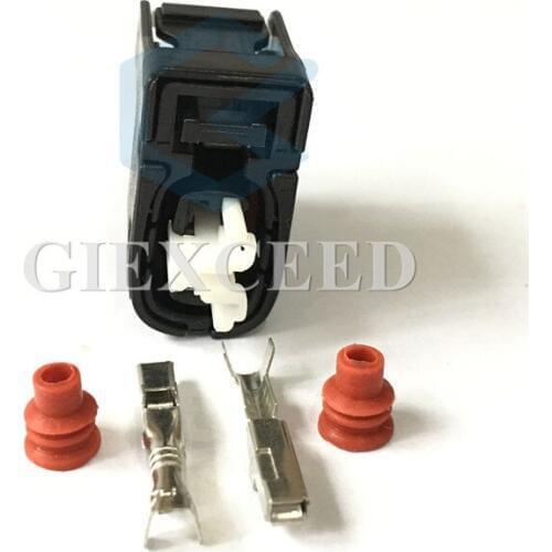 2 Sets 2 Pin 90980-11246 7283-8226-30 Injector Plug Water Jet Motor Socket For Toyota 2JZ-GE Lexus SC300 Hyundai Mazda RX7 S6 S7