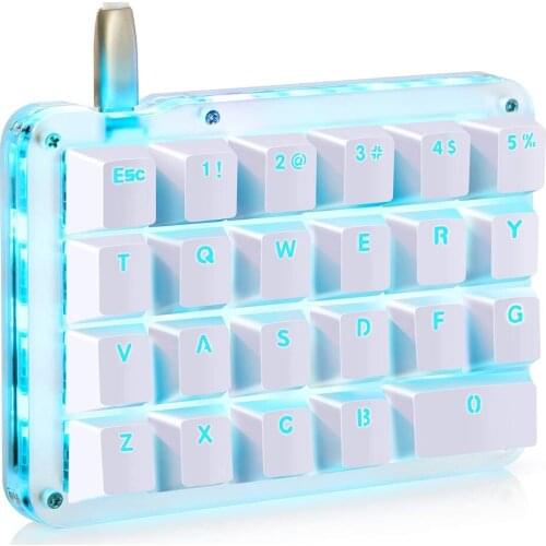 23 Keys One Handed Macro Mechanical Keyboard Designer Keyboard Portable Mini Programmable Keypad For Mac Tablet Desktop Computer