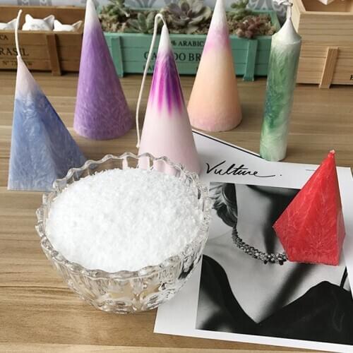 500g ice flower wax Christmas candle yarn candle stone candle material Aromatherapy candle DIY material wax material