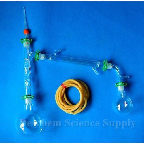 500ml,24/29,Distillation Apparatus,Vacuum Distill Kit,Vigreux Column W/Side Arm