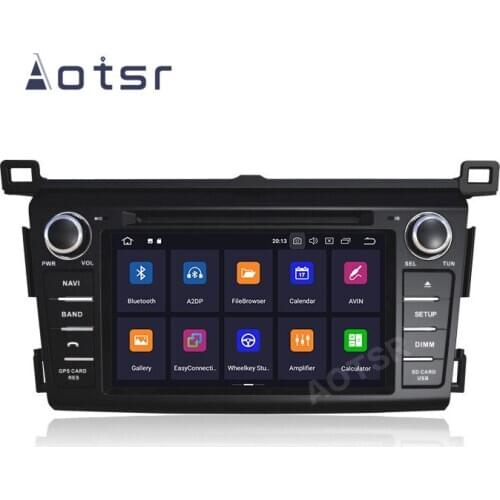 AOTSR 2 Din Car Radio Coche Android 10 For Toyota RVA4 2013 - 2017 RAV 4 IPS Central Multimedia Player GPS 2Din DSP Autoradio