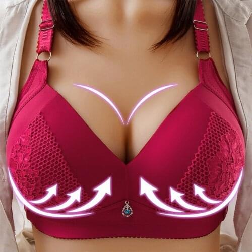 Quick Dry Padded Sports Bra Women Wirefree Adjustable Fitness Top Sport Brassiere,Push Up Seamless Running Yoga Bra