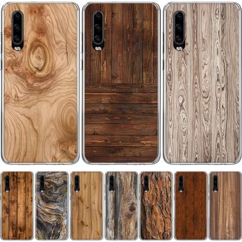 Pattern wood textures Phone Case for Huawei P40 P30 P20 Mate 30 20 10 Pro P10 Lite P Smart Z + 2019 Gift Coque Cover Capa