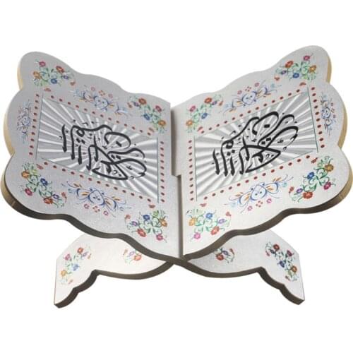 Wooden Holy Bible Prayer Book Stand Holder Shelf Eid Ramadan Gift Muslim Islamic Dropshipping