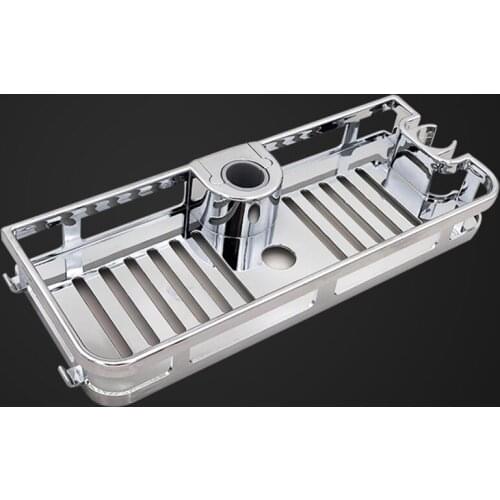 Shower Storage Holder Rack Organizer Bathroom Shelf Shampoo Tray Stand No Drilling Floating Shelf For Wall Household Item