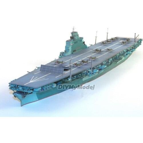 DIYMyModeI 1:400 Scale WW2 Japanese Aircraft Carrier Shinano DIY Handcraft PAPER MODEL Kit Handmade Toy Puzzles