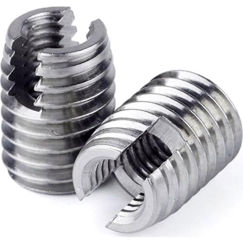 【DX】302 Series Self Tapping Threaded Insert Screw , m2~m20 Stainless Steel Self-tapping Insert fasteners ,G004