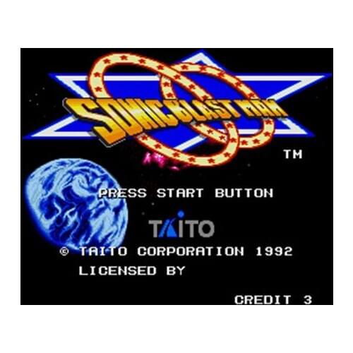 Sonic Blast Man NTSC Version 16 Bit 46 Pin Big Gray Game Card For USA Game Players