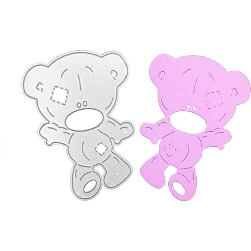 Julyarts Bear Metal Cutting Dies New 2021 Album Scrapbook for Scrapbooking DIY Paper Card Making Album Decorative