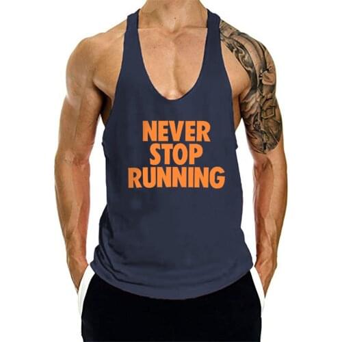 Gorilla wear fashion cotton sleeveless tank top men Fitness muscle shirt mens singlet Bodybuilding workout gym vest fitness men