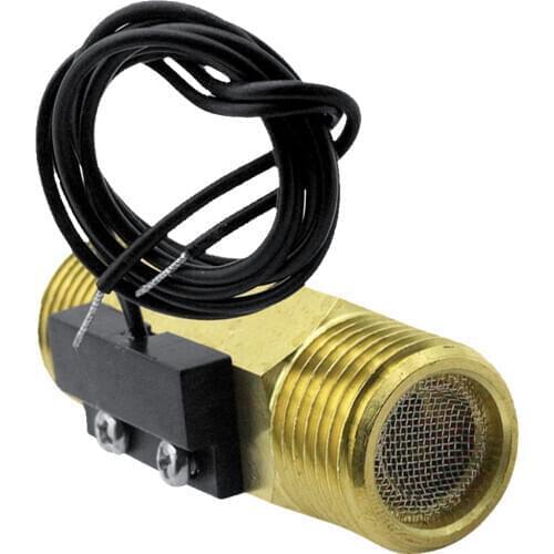 Mini-Size Flow Switch, Brass Housing, Normally Open Pressure Range 1.2Mpa G1/2'' Male SEN-CL21W
