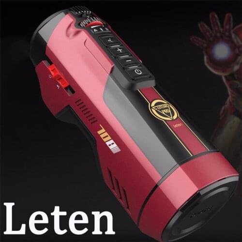 New Leten Male Masturbators Automatic Rotation Telescopic Heating Vagina Vibrator Pocket Pussy Sucking Adult Machine Sex Toys